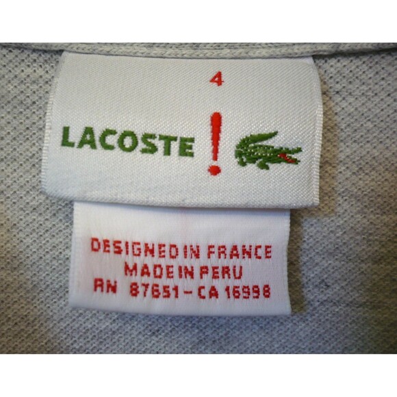 Men Size 4 Lacoste Red! Polo Shirt Mod Fit Slim 2009 Small? Preppy Golf Academia - Picture 5 of 14